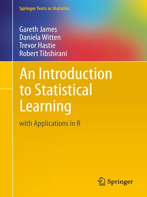 cover image of An Introduction to Statistical Learning